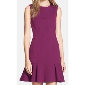 Diane Von Furstenberg Purple Sleeveless Dress